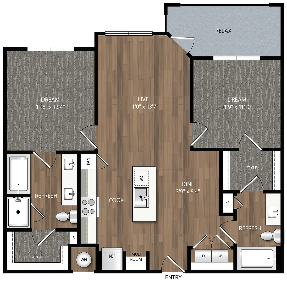 Floor plan B2