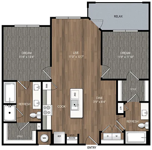 Floor plan B2