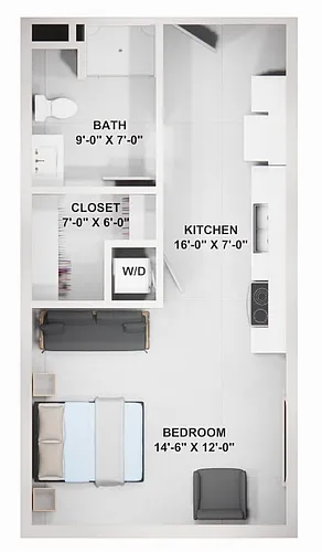 Floor plan Studio