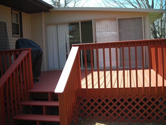 outside deck & sunroom
