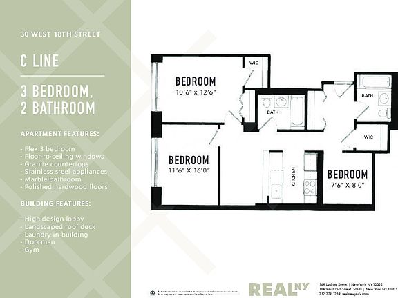 2nd image of 30 W 18th St APT 5c
