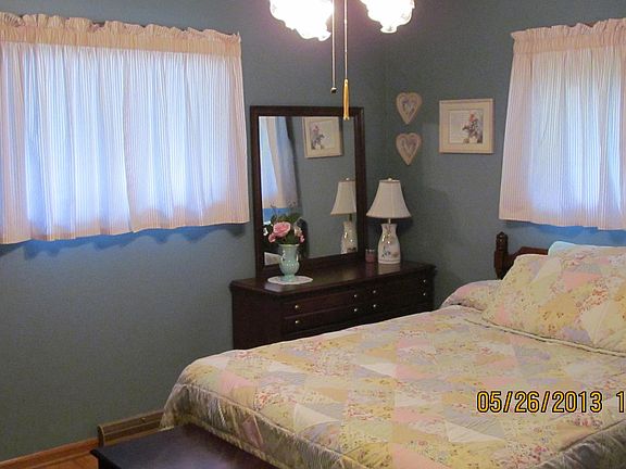 Master bedroom & half bath