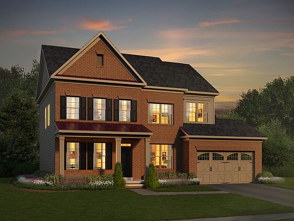 Elevation 2 of the Brighton a home design by Brookfield Residential at The Bluffs at Sleeter Lake