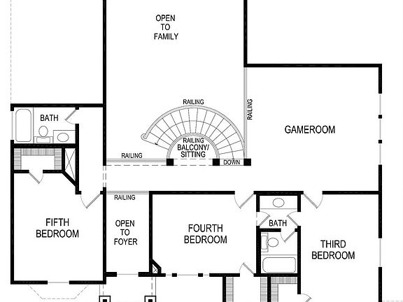 Crestone FSW Second Floor Plan