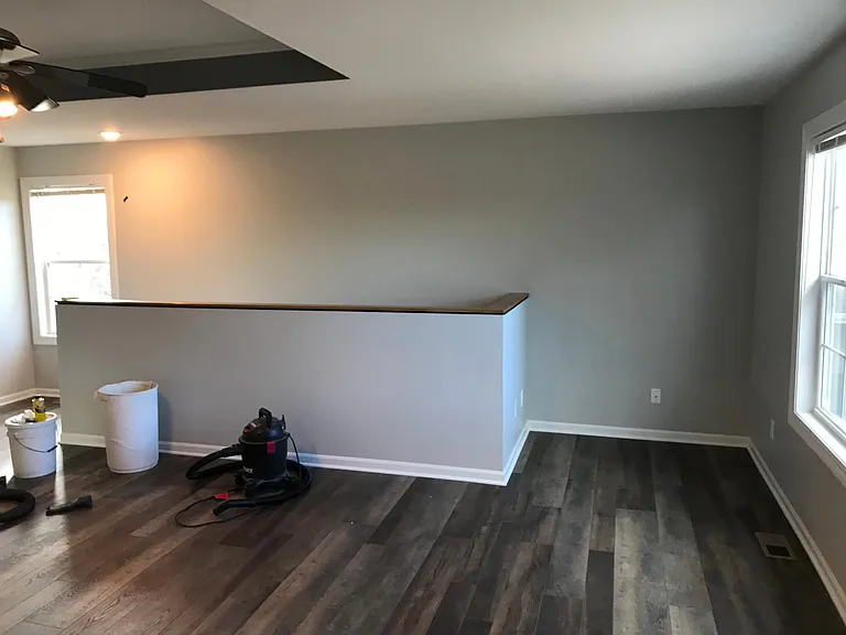 Nitch in Living room for desk, etc