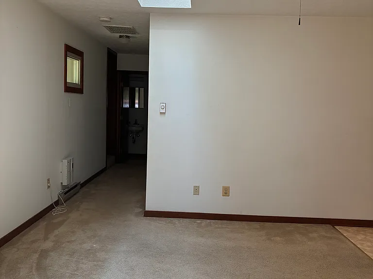 Living area with skylight