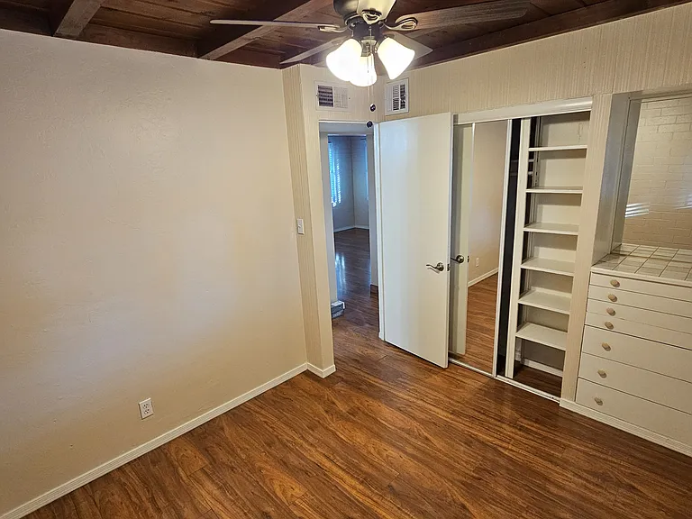 2nd bedroom with door out to living space