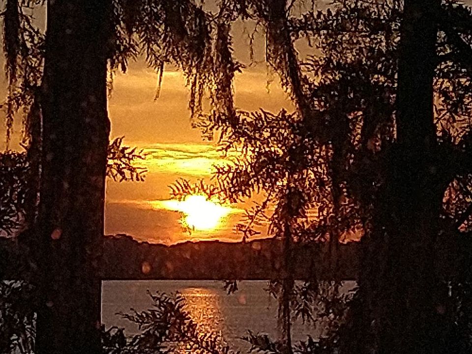 Sunrise from picture window.