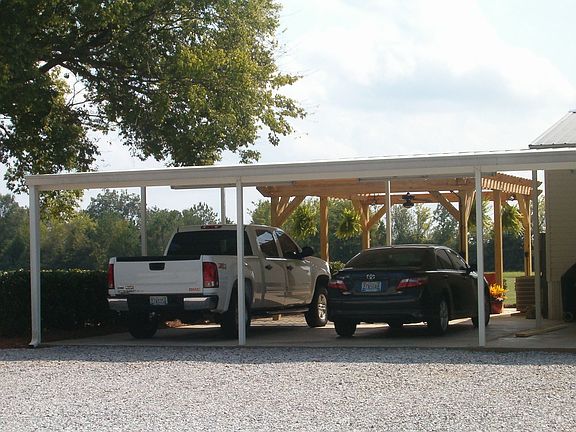 2 to 3 Car Attached Carport