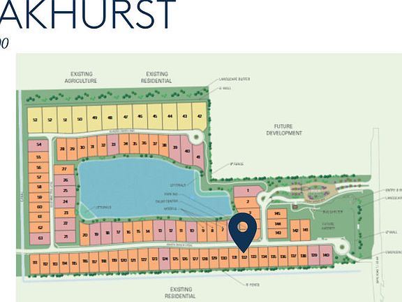 Oakhurst Homesite 13200 Map
