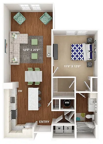 Floor plan A1D