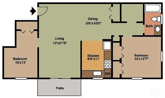 Floor plan The Madison