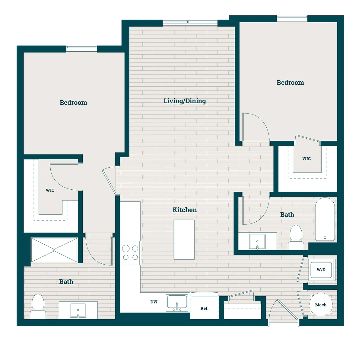 Floor plan 2BR-02