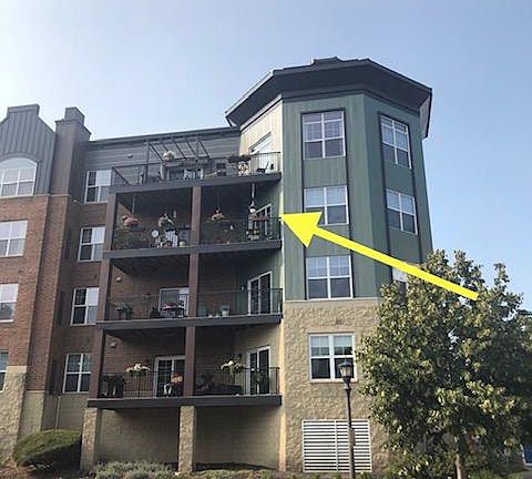 This gives you an idea of the unit and balcony you'll have although this is a different part of the building.