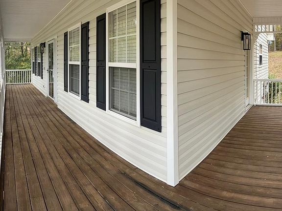 Semi-wrap around porch