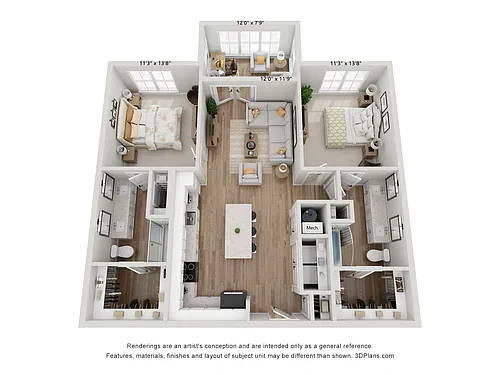 Floor plan B13