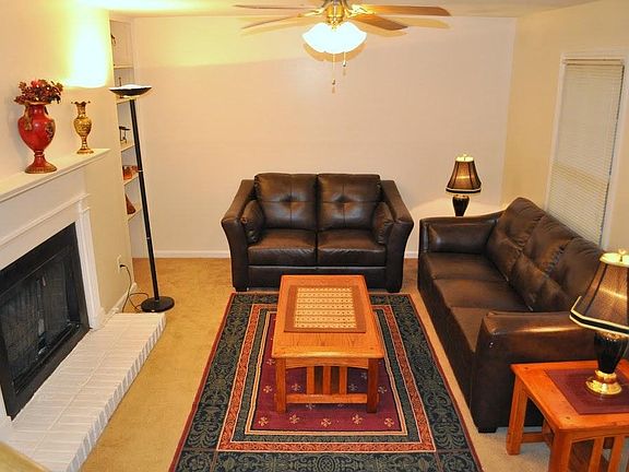 Great Living Room With Gas Fireplace