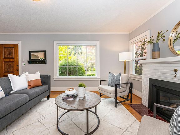 Hardwood floors, new windows, gas log fireplace