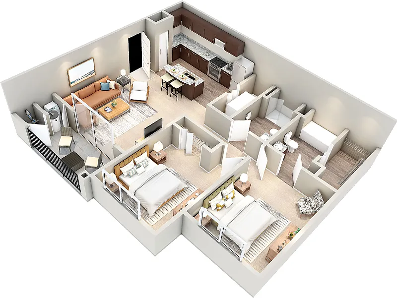 Floor plan Bullpen