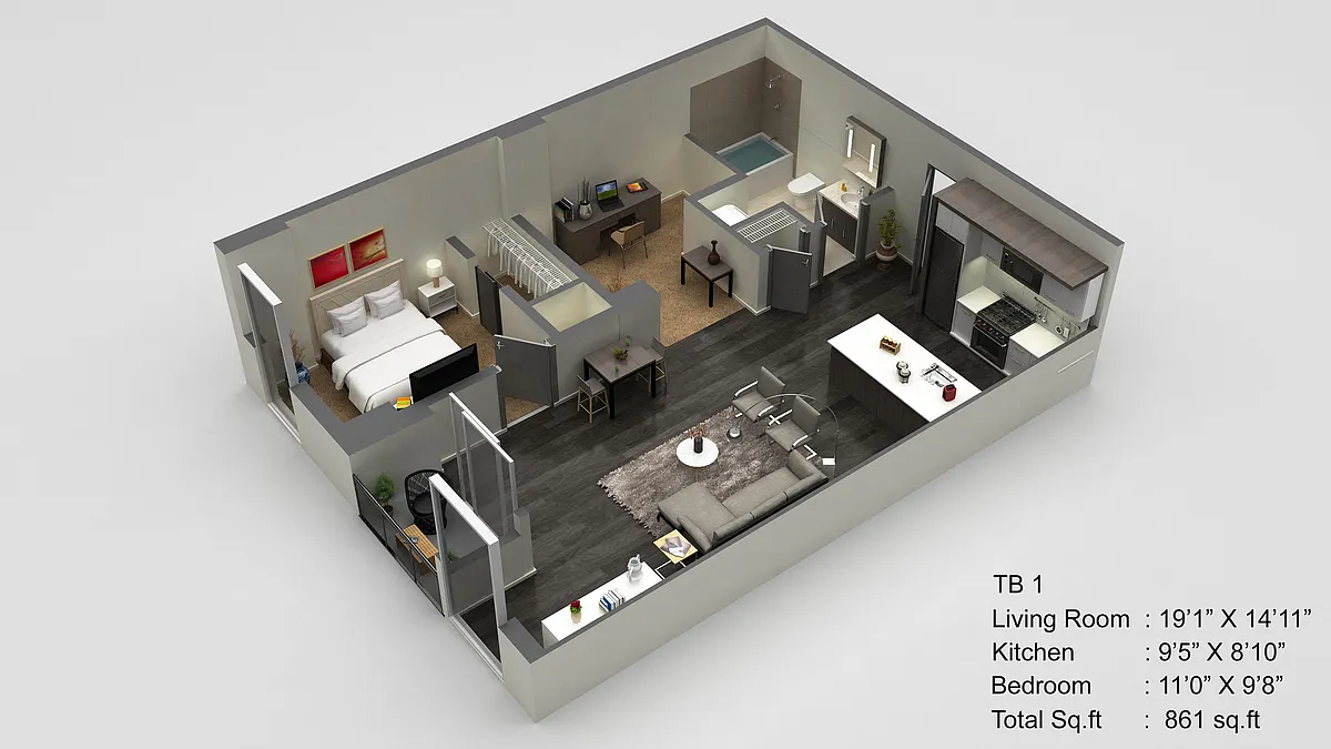 Floor plan TB 1