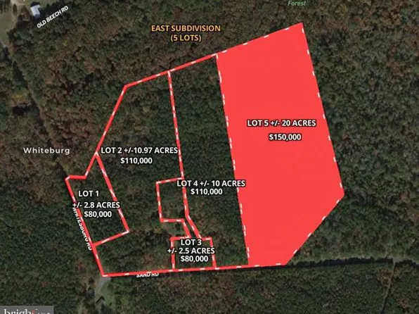 LOT 5 Sand Rd, Snow Hill, MD 21863