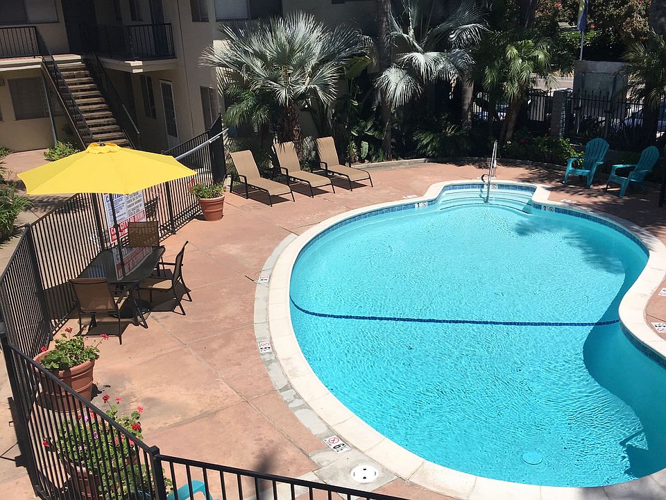 Gated pool great for California sunshine