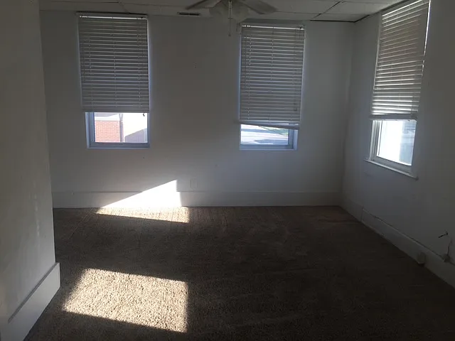 The livingroom looking into the bedroom (front room is on main street). Some people use this as a livingroom...