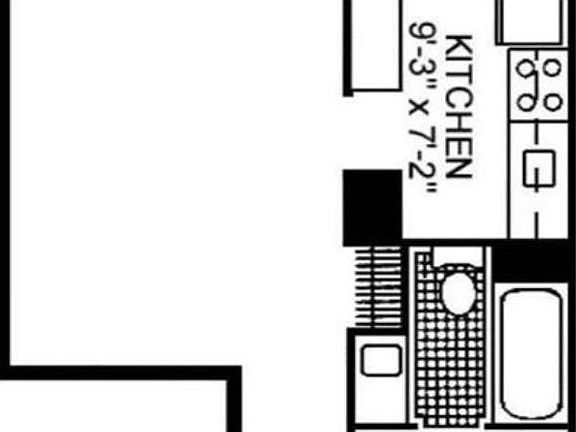 Blueprint of the apartment