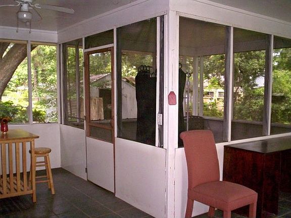 Separately Screened In Hot Tub