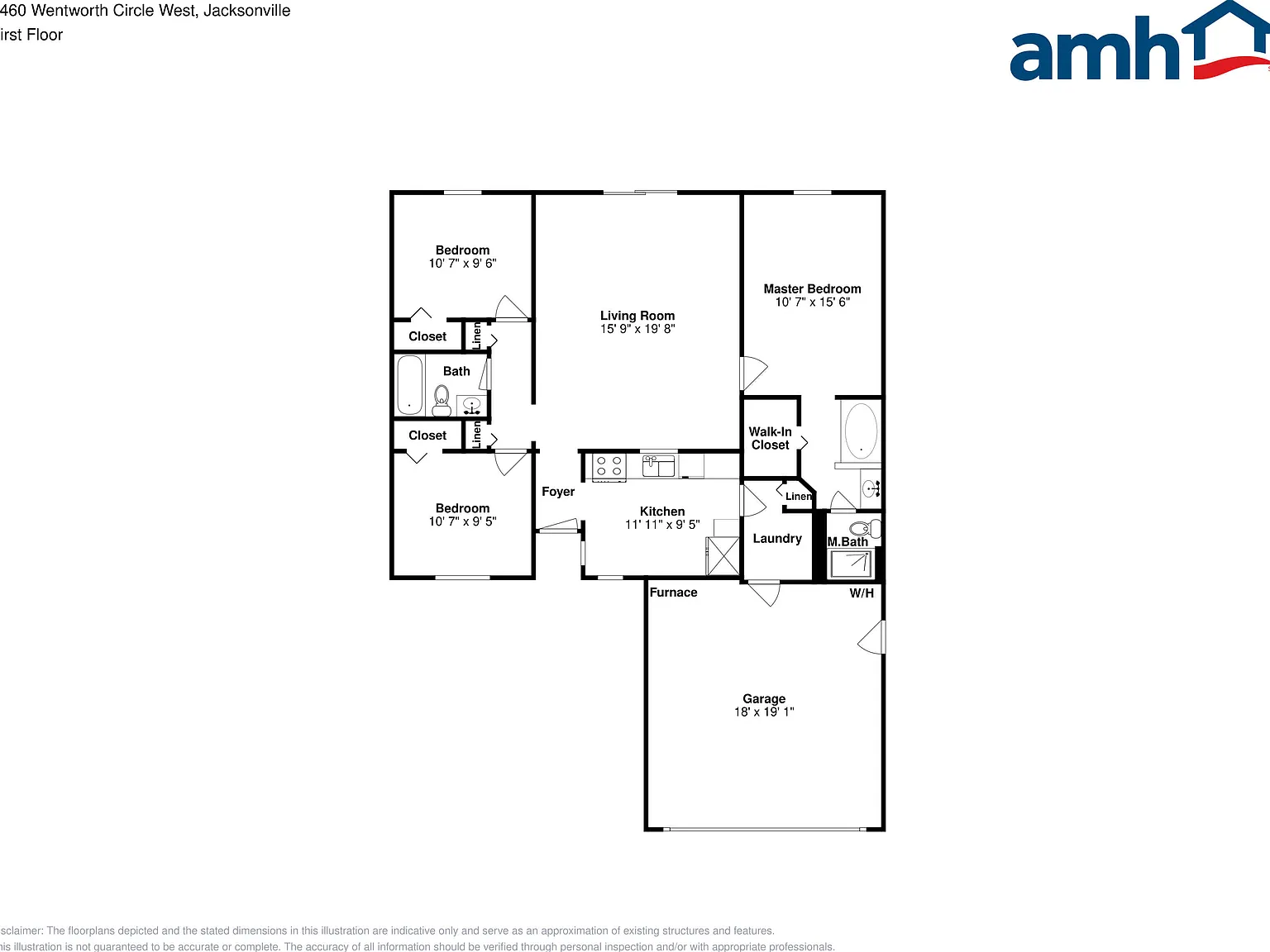 3 bed, 2.0 bath, 1264 sqft, $1,810 — Photo 2