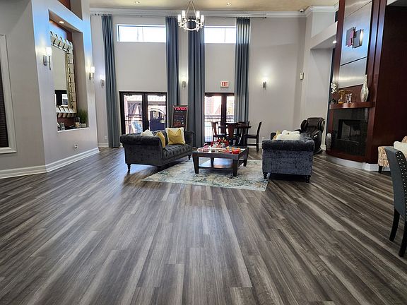 Apartments in West Houston, TX San Brisas Leasing office with fireplace