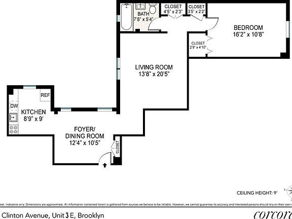 2nd image of 430 Clinton Ave APT 2E
