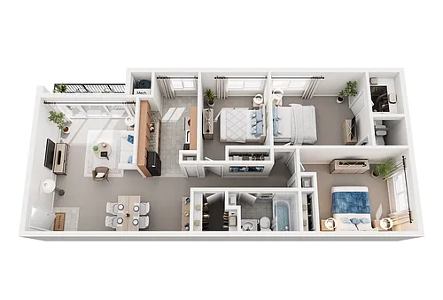 Floor plan 3 Bedroom Executive
