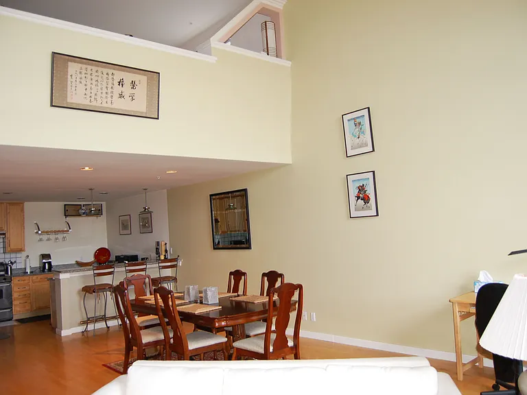 Dining area. Recessed lighting throughout.