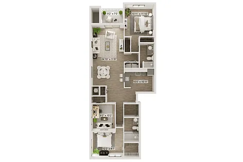 Floor plan C1