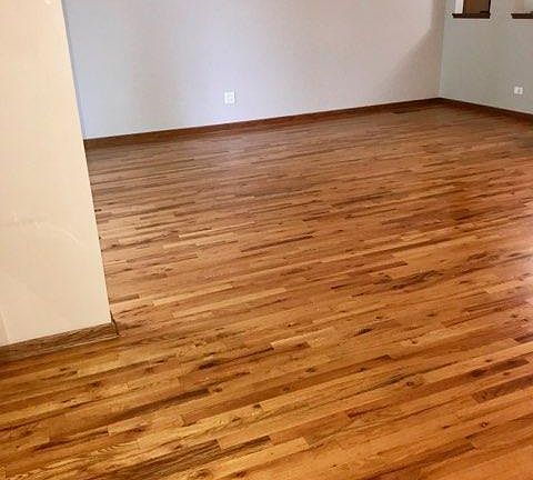 From Kitchen looking into main living space (entryway in top right corner)