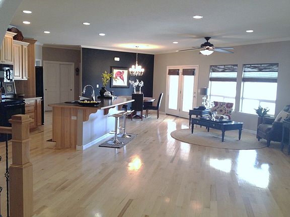 Open Main Floor~Hickory hw