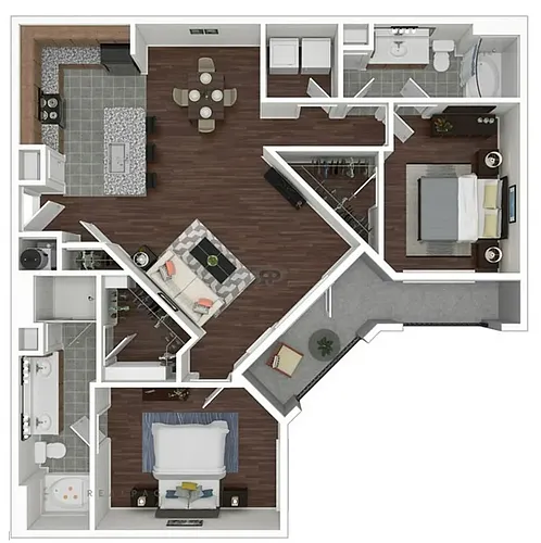 Floor plan B3B