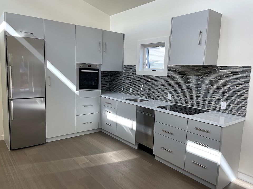 kitchen with new appliances