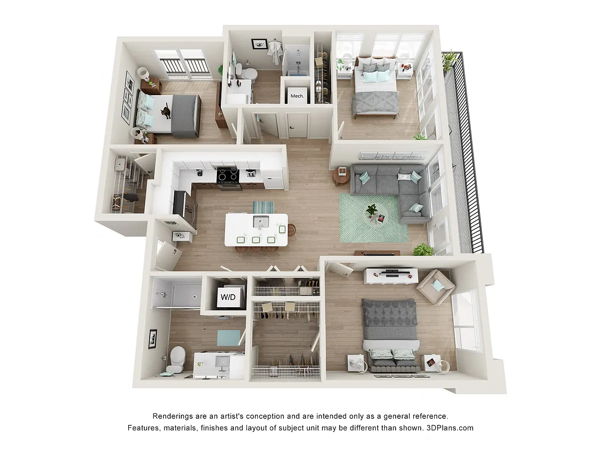 Floor plan 3A