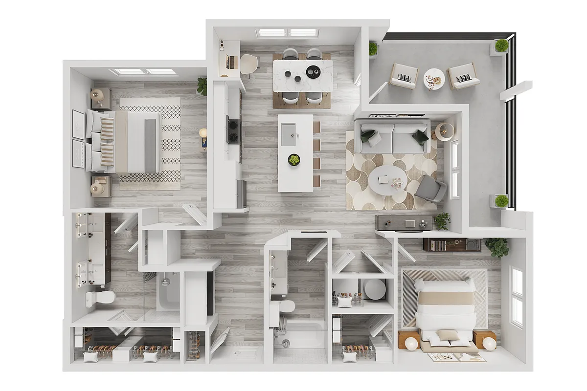 Floor plan B6 120
