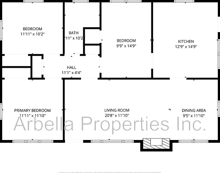 3 bed, 1.0 bath, 1228 sqft, $1,700 — Photo 1