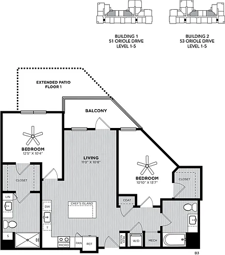 Floor plan Mill