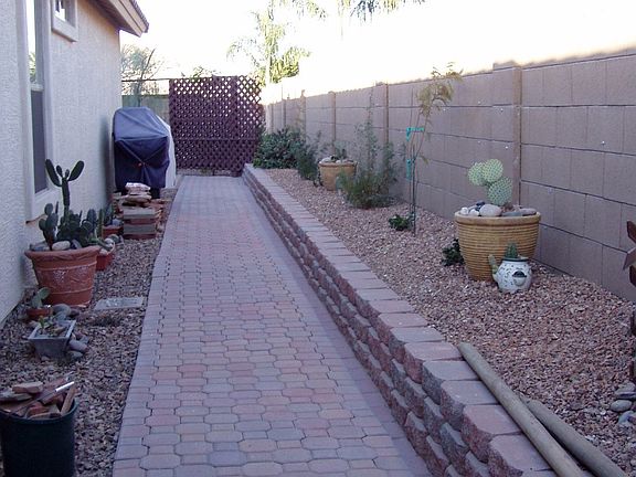 SIDE ENTRANCE TO BACK YARD!