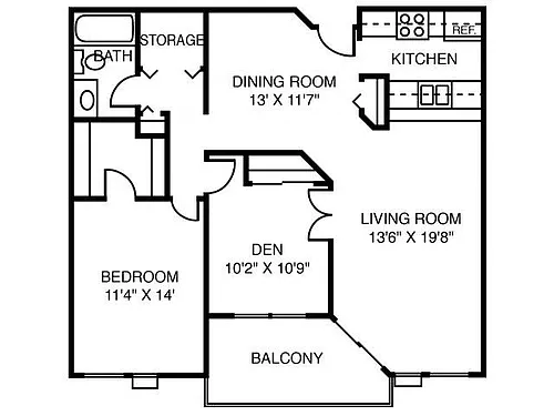Floor plan 2N Norway Pine