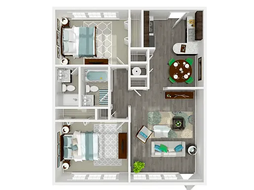 Floor plan 2X2
