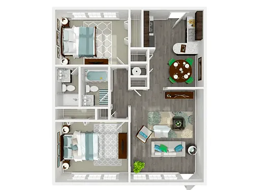 Floor plan 2X2