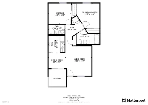 Floor plan Model 3