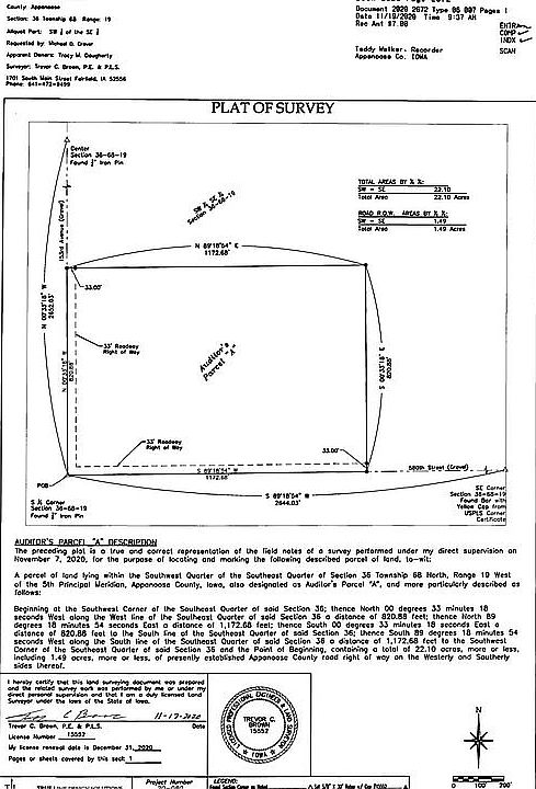 Appanoose Book 2020, pg 2672