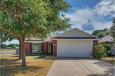 Welcome to 4501 Walsall Loop! The tree-shaded front yard and bri